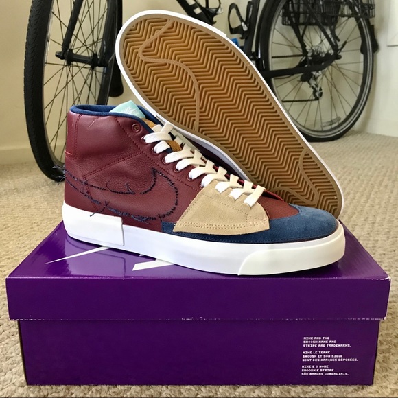 Nike Other - Nike SB Zoom Blazer Mid Edge Team Red Skate Shoes
